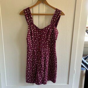 Vintage 90s "In Charge" Floral Romper (Size M)